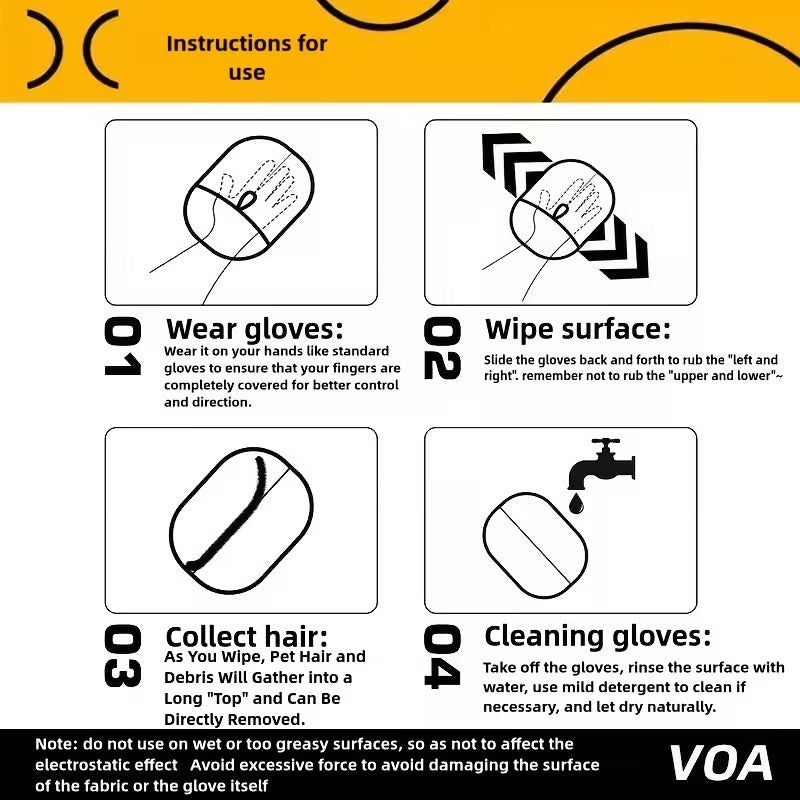 Pet Hair Remover Glove™