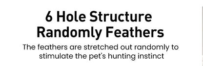 Rojeco 2 In 1 Smart Feather Ball Toy For Cats Dogs Set